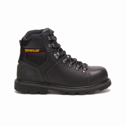 Caterpillar Alaska 2.0 Steel Toe Work Férfi Bakancs Fekete, HU-C096